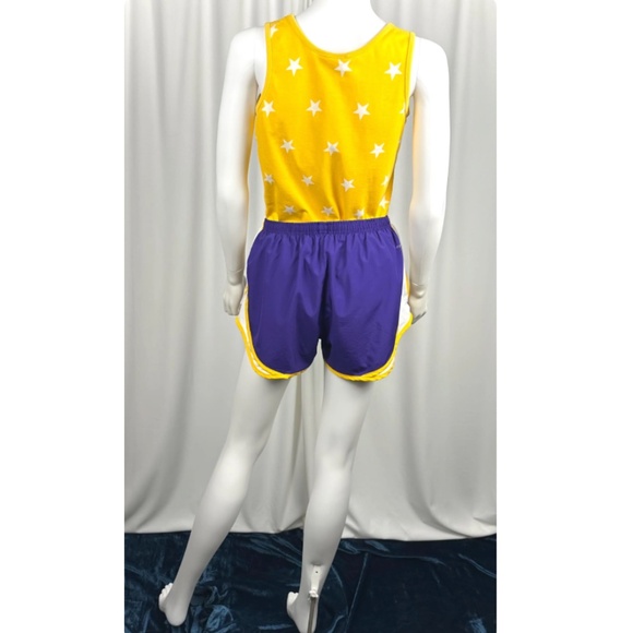 Vintage 2000’s ‘Nike Dri-Fit’ LSU Tigers Basketball Shorts • Yellow + Purple S/M - Picture 9 of 10